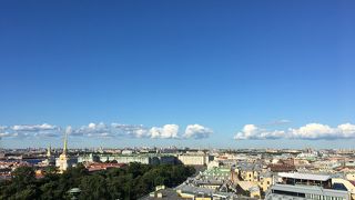 展望台からサンクトペテルブルク市内を360度見渡せます。