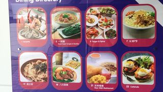 駅前の商業施設で食事を