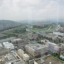 展望rロビーからの眺め