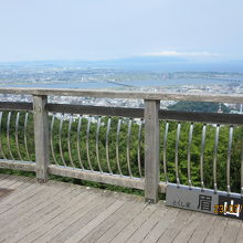 徳島市街方面の眺望