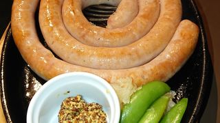 ソーセージ旨い