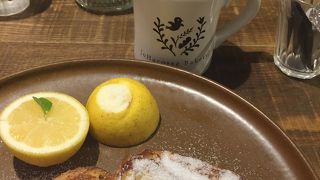 オハコルテベーカリーでモーニング