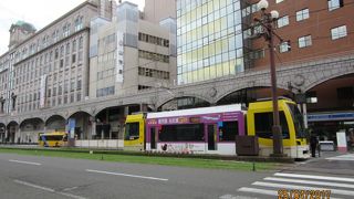 市内の中心地を網羅しており便利。