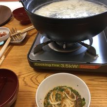五島うどん試食