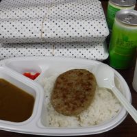 夕飯～ハンバーグ付きククレカレー？？？