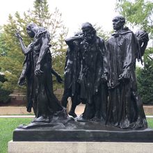 彫刻庭園にあるロダンの作品