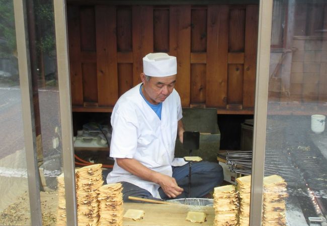 手焼き作業