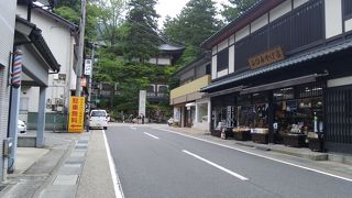 永平寺の門前。蕎麦など美味しい