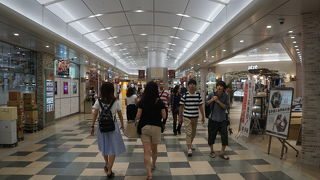 恵比寿駅を出るとそこの通路がもう店内