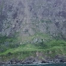 海からみた摩天崖