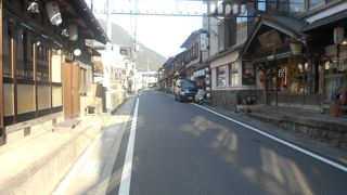 奈良山奥の温泉街