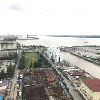 朝食会場からの景色