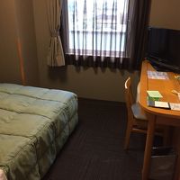 シングルの客室です。