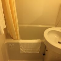 バスルームです。一般的なビジネスホテルの大きさでした。