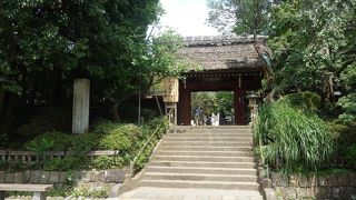 立派な古い門です