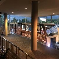 施設の中はモノレールで移動することもできます。