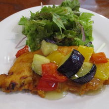 通常のランチメイン　鳥むね肉のレモン南蛮