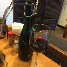 ハウスワインボトル