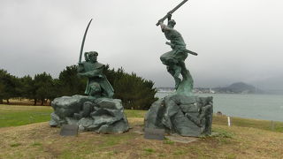 武蔵と小次郎が格好いい