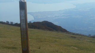 琵琶湖が一望できる