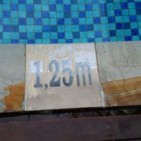 プールの水深はどこも一律1.25ｍ