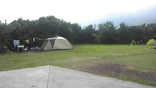 キャンパーがたくさん