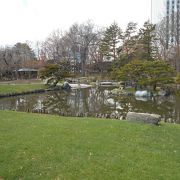 静かな日本庭園