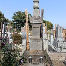 常楽寺にある大道寺政繁供養搭。