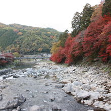 香嵐渓（巴川）と紅葉