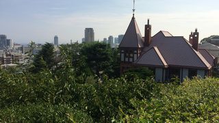 神戸の街が一望できる。