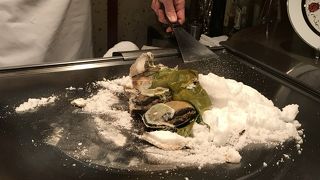 ハイレベルな鉄板焼