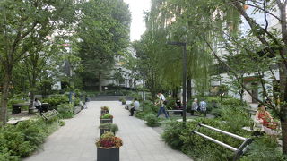 周りの景色と共に公園も進化する