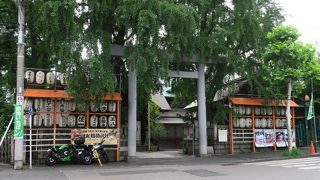 大獅子がいる神社