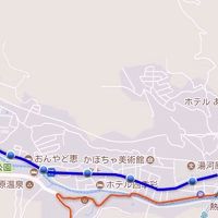 湯河原駅からのバス経路・路線図