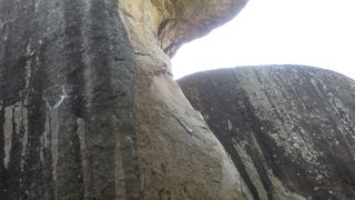 シーギリヤ・ロックを降りきった印？