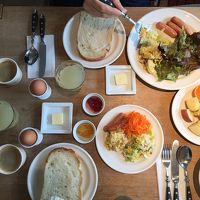 朝食。ボリュームも栄養バランスも程よくて美味しかった&#97