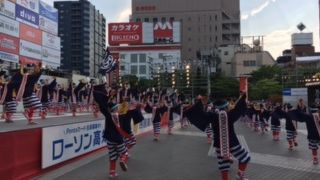 高知の町に元気な音楽が響き渡ります