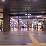 大きな駅なので安心