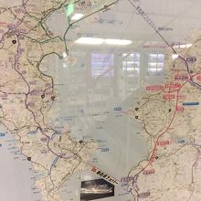 東京湾の地図です。