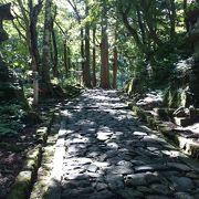 石畳の道では日本一長いそうです