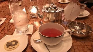 ペニンシュラホテル内のカフェ