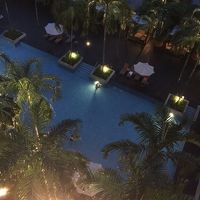 ６Fのお部屋から望むプール