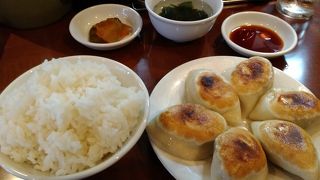 代々木で昼ご飯。生きている餃子　曽さんの店
