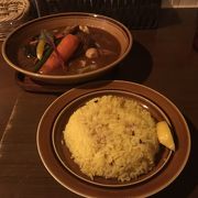 スープカレーを食べに行きました。