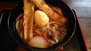 ちくたま天うどん、だし汁が最高です