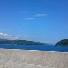 駐車場からの素晴らしい景色