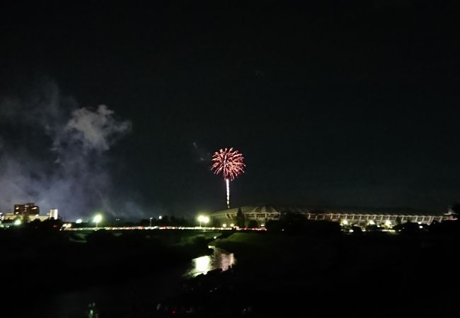 それなりの規模の花火が打ち上げられます