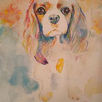 「ひまわり」と言う画題です♪