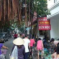 ホテル前の通り