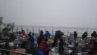 雲海が見えるカフェ